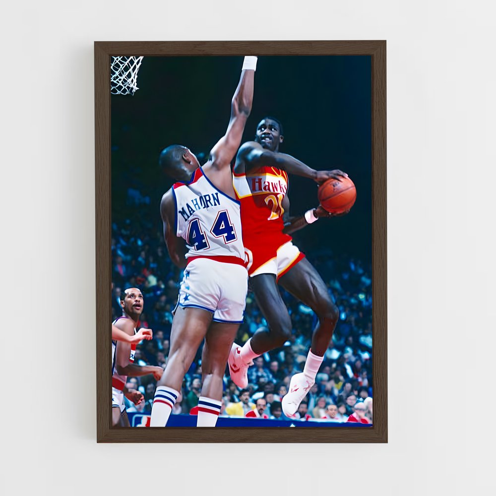 Poster Volée Céleste – affiche Basketball (vue 5)